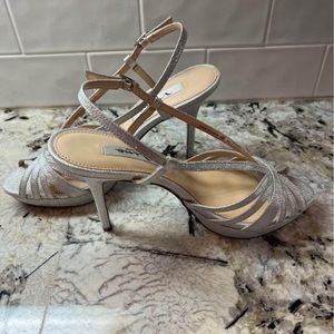 Nina silver heels